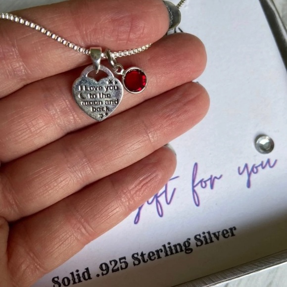Love You Till The Moon and Back Charm Necklace❤️ - Picture 6 of 8